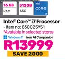 Lenovo Intel Core i7 Processor