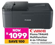 Canon Pixma TR4645 Multifunction 4 In 1 Printer