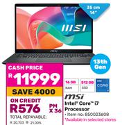 MSI Intel Core i7 Processor