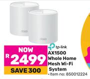 TP-Link AX1500 Whole Home Mesh WiFi System