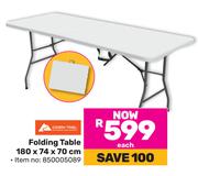 Ozark Trail Folding Table 180 x 74 x 70cm 850005089