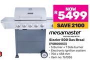 Megamaster Sizzler 500 Gas Braai FSBG0053