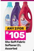 Sta-soft Fabric Softener Assorted-For Any 2 x 2Ltr