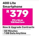 Honor 400 Lite Smartphone-On 1GB Red Core