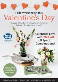 AMC : Valentine's Day (08 February - 07 March 2025 While Stocks Last)