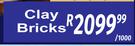Clay Bricks-Per 1000
