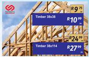 Timber 38 x 114-Per m