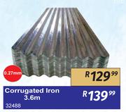 Corrugated Iron 3.6m (0.27mm) 32488 