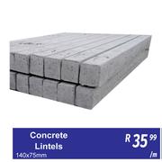 Concrete Lintels 140 x 75mm-Per m