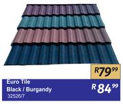 Euro Tile Black/Burgandy 32526/7