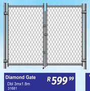 Diamond Gate Dbl 3m x 1.8m 31681