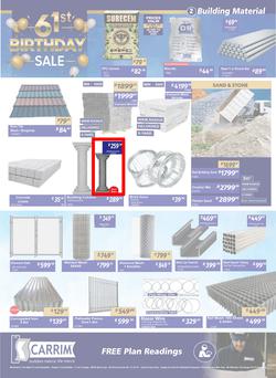 K Carrim Builders Mecca : 61st Birthday Sale (26 September - 24 November 2025), page 2