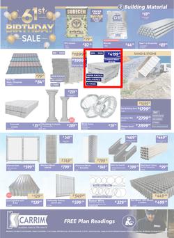 K Carrim Builders Mecca : 61st Birthday Sale (26 September - 24 November 2025), page 2