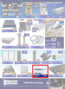 K Carrim Builders Mecca : 61st Birthday Sale (26 September - 24 November 2025), page 2