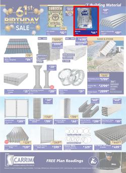 K Carrim Builders Mecca : 61st Birthday Sale (26 September - 24 November 2025), page 2