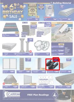 K Carrim Builders Mecca : 61st Birthday Sale (26 September - 24 November 2025), page 2
