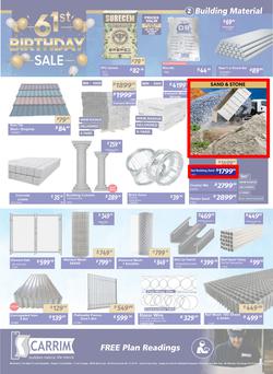 K Carrim Builders Mecca : 61st Birthday Sale (26 September - 24 November 2025), page 2