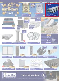 K Carrim Builders Mecca : 61st Birthday Sale (26 September - 24 November 2025), page 2