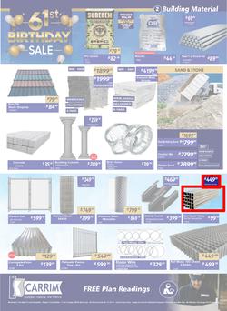 K Carrim Builders Mecca : 61st Birthday Sale (26 September - 24 November 2025), page 2