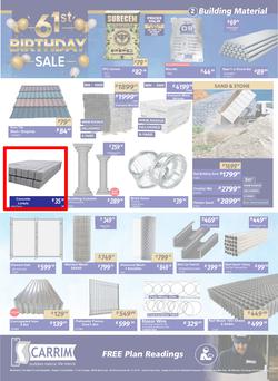 K Carrim Builders Mecca : 61st Birthday Sale (26 September - 24 November 2025), page 2