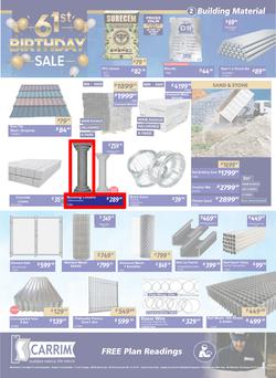 K Carrim Builders Mecca : 61st Birthday Sale (26 September - 24 November 2025), page 2