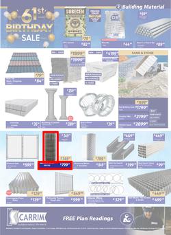 K Carrim Builders Mecca : 61st Birthday Sale (26 September - 24 November 2025), page 2