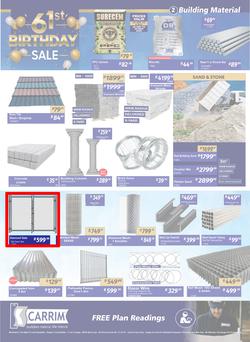 K Carrim Builders Mecca : 61st Birthday Sale (26 September - 24 November 2025), page 2