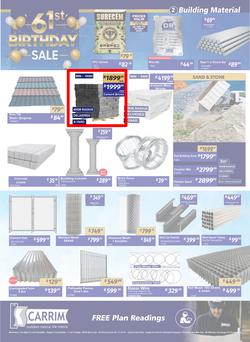 K Carrim Builders Mecca : 61st Birthday Sale (26 September - 06 October 2025), page 2