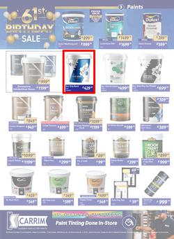 K Carrim Builders Mecca : 61st Birthday Sale (26 September - 24 November 2025), page 3
