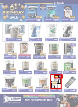 K Carrim Builders Mecca : 61st Birthday Sale (26 September - 24 November 2025), page 3