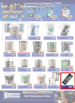K Carrim Builders Mecca : 61st Birthday Sale (26 September - 24 November 2025), page 3