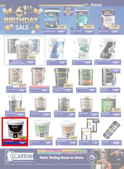 K Carrim Builders Mecca : 61st Birthday Sale (26 September - 24 November 2025), page 3