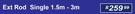 Ext Rod Single 1.5m-3m