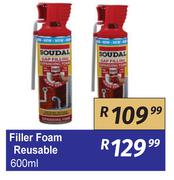 Soudal Filler Foam Reusable-600ml