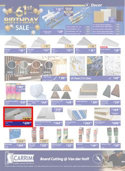 K Carrim Builders Mecca : 61st Birthday Sale (26 September - 24 November 2025), page 4