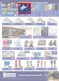 K Carrim Builders Mecca : 61st Birthday Sale (26 September - 24 November 2025), page 4