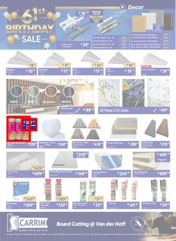 K Carrim Builders Mecca : 61st Birthday Sale (26 September - 24 November 2025), page 4