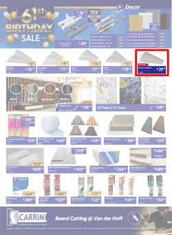 K Carrim Builders Mecca : 61st Birthday Sale (26 September - 24 November 2025), page 4
