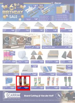 K Carrim Builders Mecca : 61st Birthday Sale (26 September - 24 November 2025), page 4