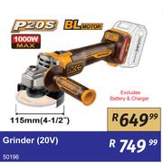 Ingco Grinder 20V 115mm (4-1/2") 50196