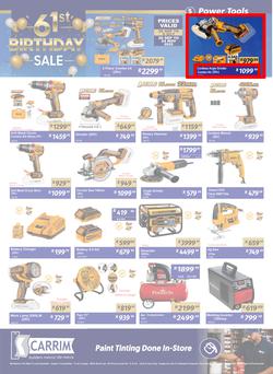 K Carrim Builders Mecca : 61st Birthday Sale (26 September - 24 November 2025), page 5