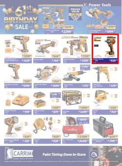 K Carrim Builders Mecca : 61st Birthday Sale (26 September - 24 November 2025), page 5