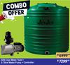 JoJo Water Tank 5250L + 0.75Kw Water Pump + Controller