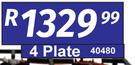 Gas Burner 4 Plate 40480