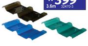 IBR Polycarb Sheet 3.6m 0.8mm 32470-3