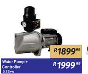 Water Pump + Controller 0.75Kw