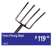 Fork 4 Prong Steel 40470