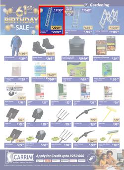 K Carrim Builders Mecca : 61st Birthday Sale (26 September - 06 October 2025), page 7