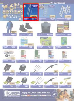 K Carrim Builders Mecca : 61st Birthday Sale (26 September - 24 November 2025), page 7