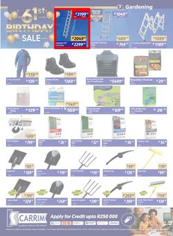 K Carrim Builders Mecca : 61st Birthday Sale (26 September - 24 November 2025), page 7